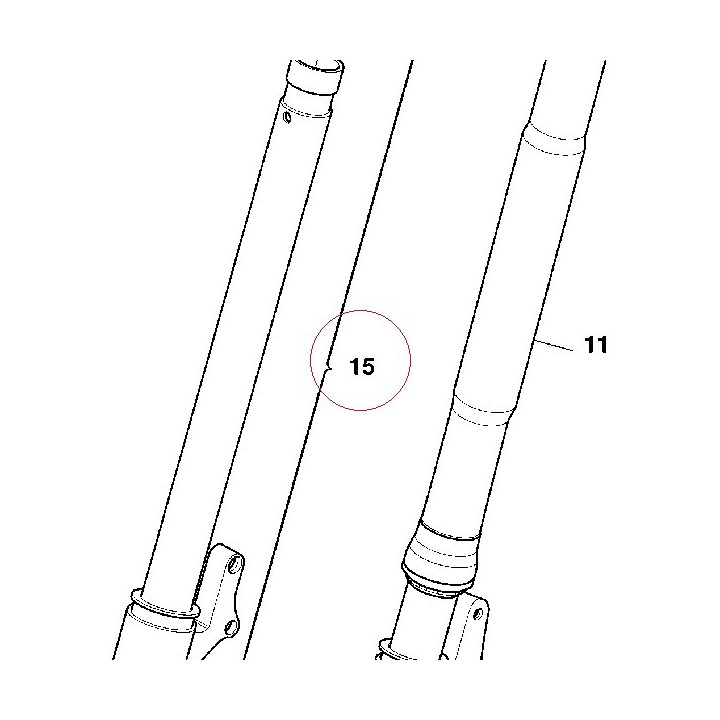 Complete left slider 35010081B