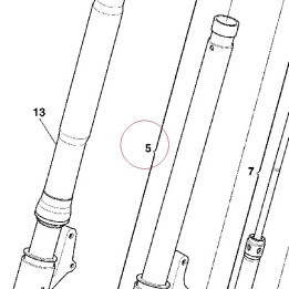 Complete right slider 35010091B