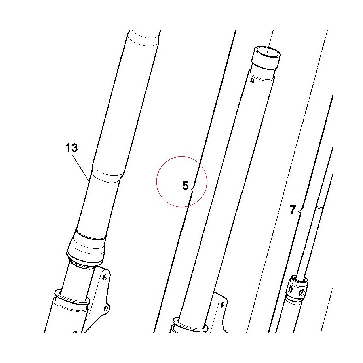 Complete right slider 35010091B