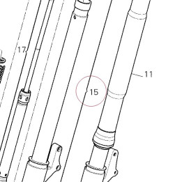 Complete left slider 35010141A