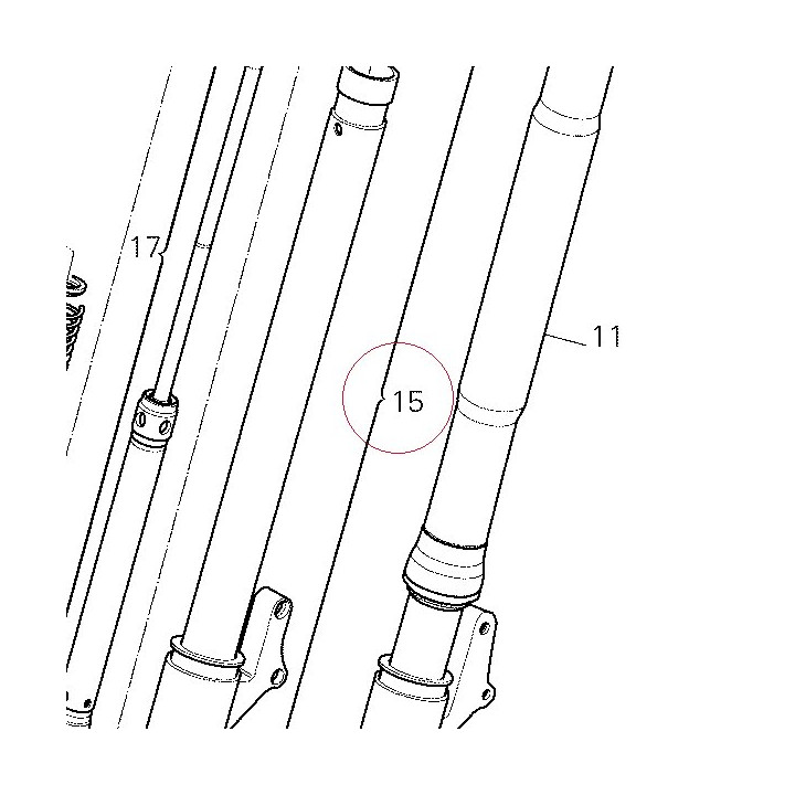 Complete left slider 35010141A