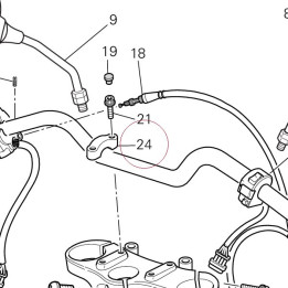 Holder, handlebar 36010331B
