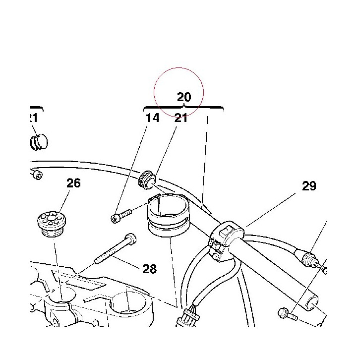 Right half-handlebar 36010371A