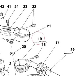 Right half-handlebar 36010431A