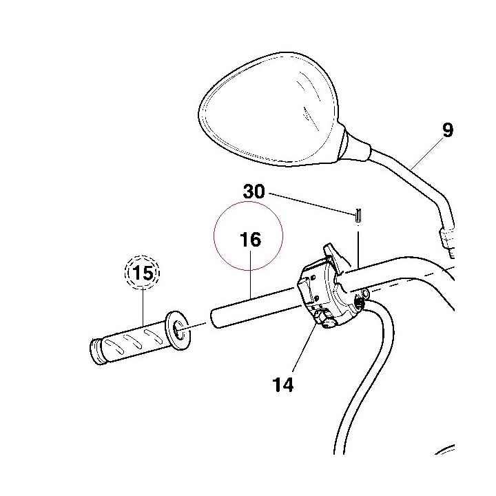 Handlebar 36010452A