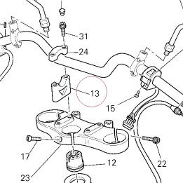 Holder, handle lower 36010502A