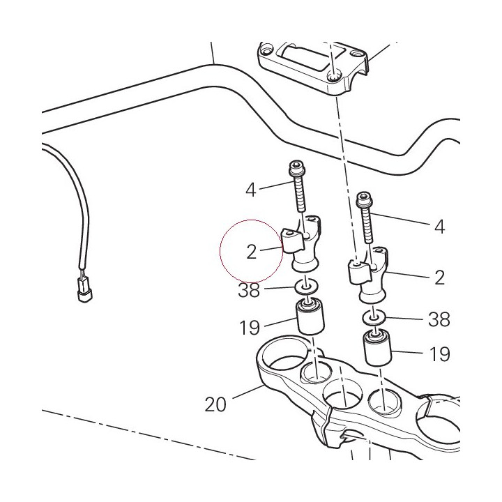 Holder, handle lower 36011081AB