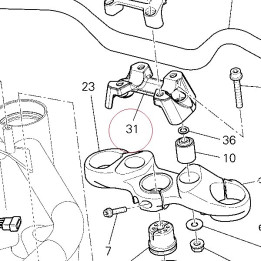 Single u-bolt bottom 36011271A