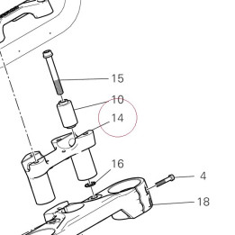 Holder, handle lower 36011792AA