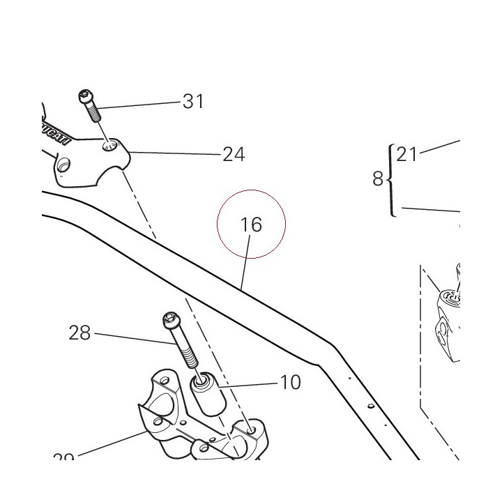 Handlebar 36011932AA