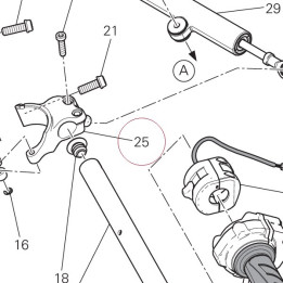 Clamp front right 36012201AA