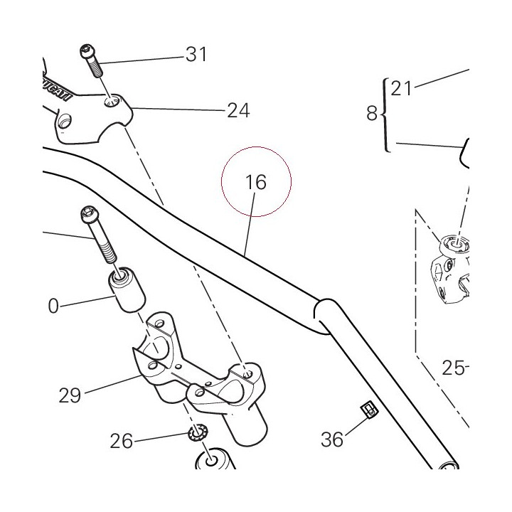 Handlebar 36015441BB