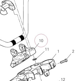 Holder, handle lower 36015451AA