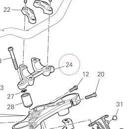 Holder, handle lower 36016001AA