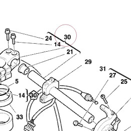 Right half-handlebar 36020231A