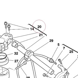 Right half-handlebar 36020381A