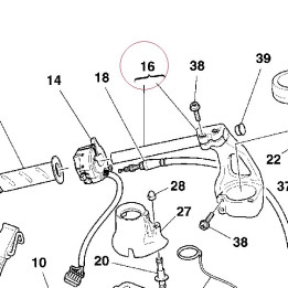 Left half-handlebar 36020571A