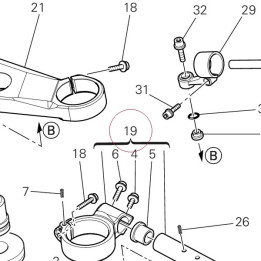 Right half-handlebar 36020882A