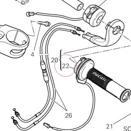 Right grip heater 36110092A