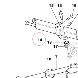 Steering damper 36410032A