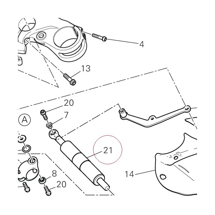 Steering damper 36420172A