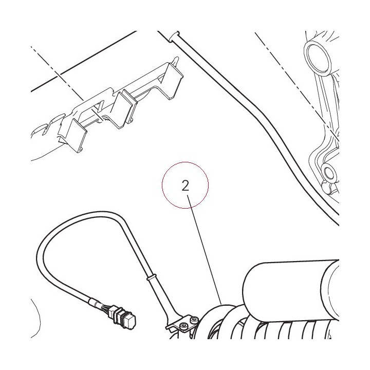 Rear shock absorber 36521343A