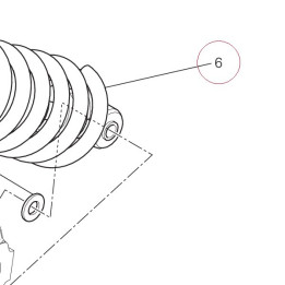 Rear shock absorber 36521371C