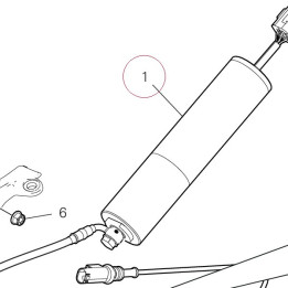 Rear shock absorber 36521871B