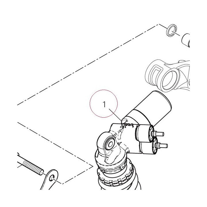 Rear shock absorber 36521922A