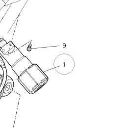 Rear shock absorber 36521945B