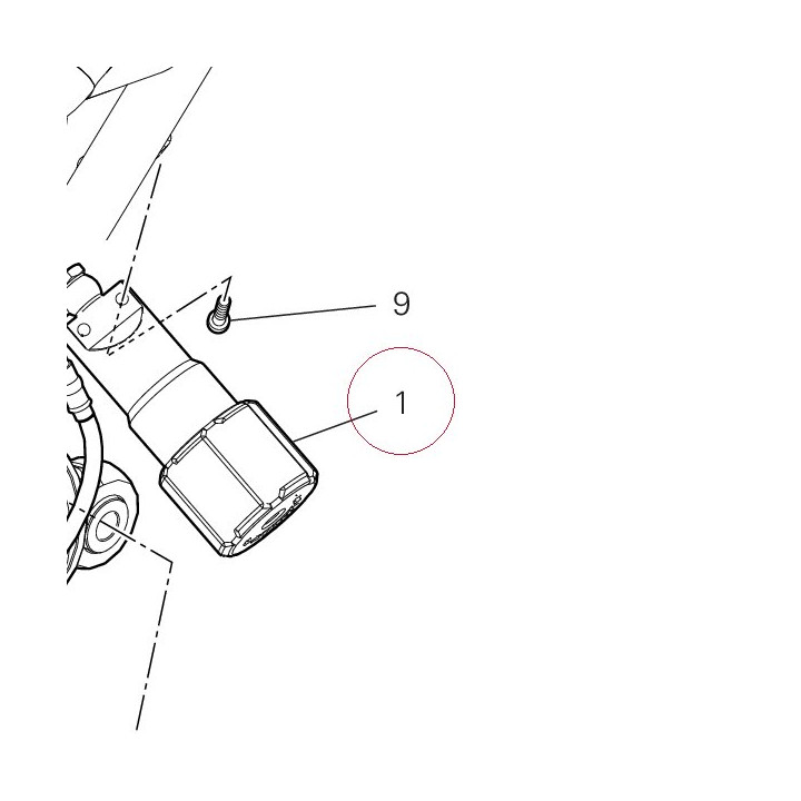 Rear shock absorber 36521945B