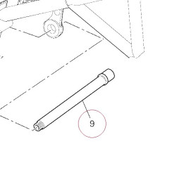 Axle, rear swing arm 36910111A