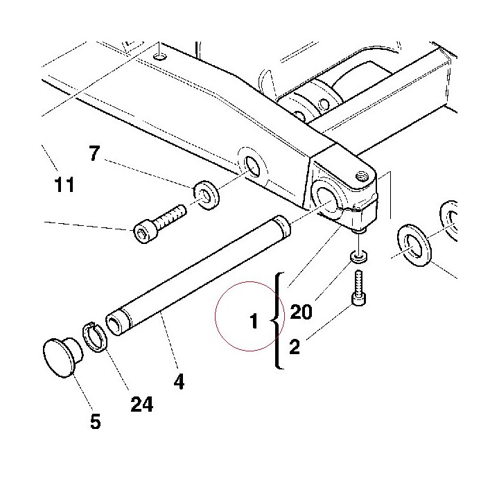 Swing arm 37010022C