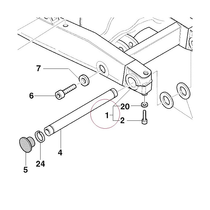 Swing arm 37010191B