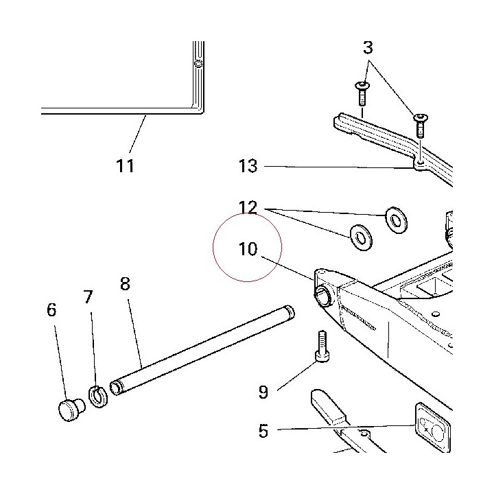Swing arm 37010211B