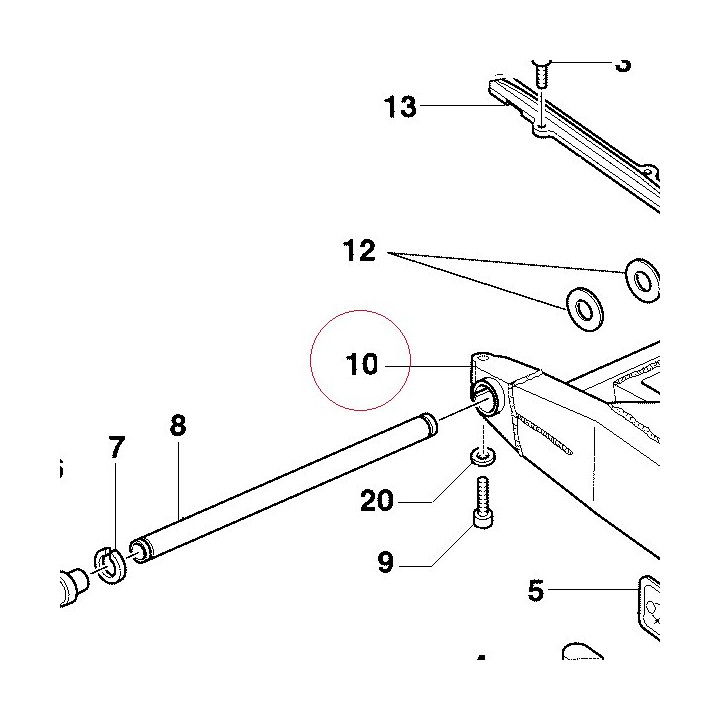 Swing arm 37010211C