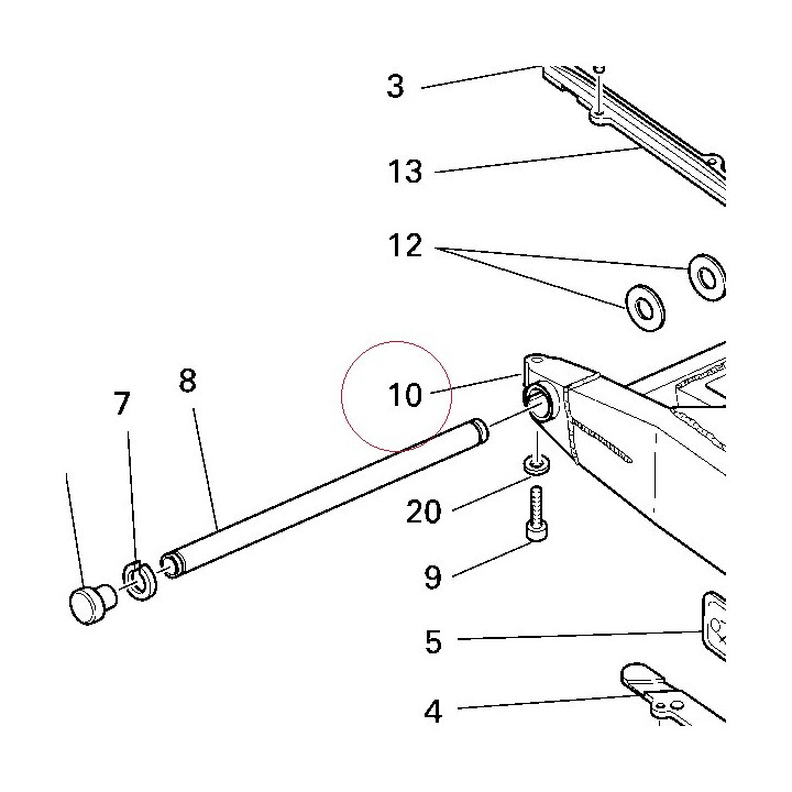 Swing arm 37010212C