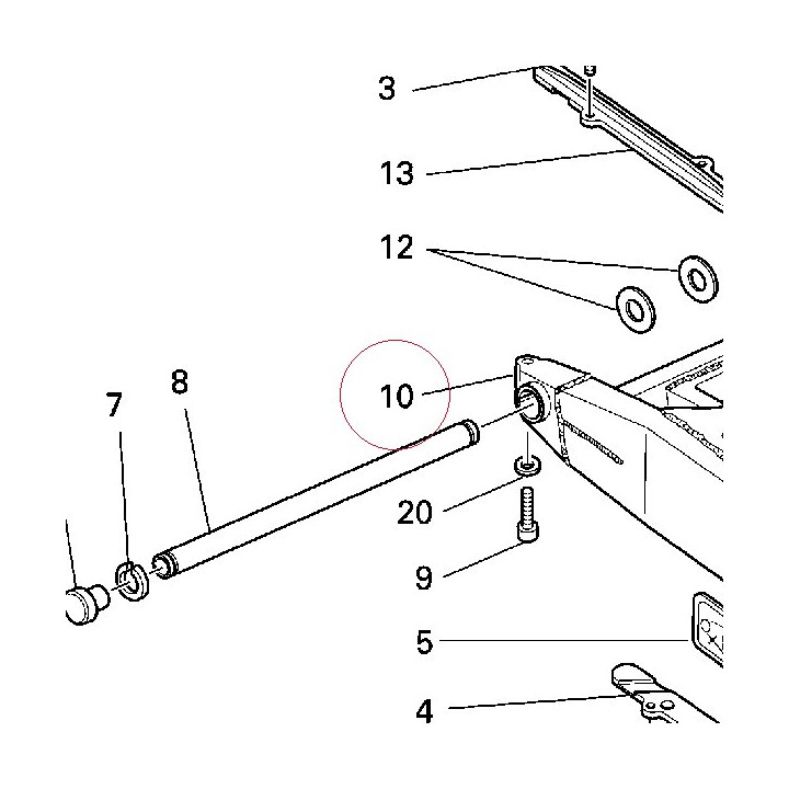 Swing arm 37010212CB
