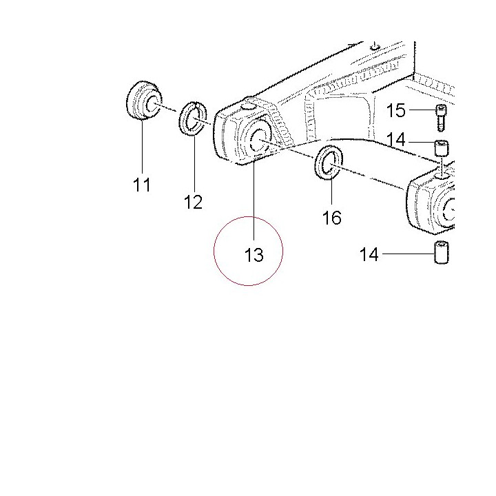 Swing arm 37010311A