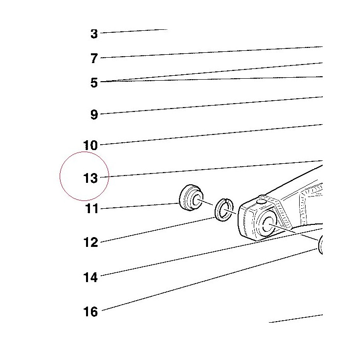 Swing arm 37010312A