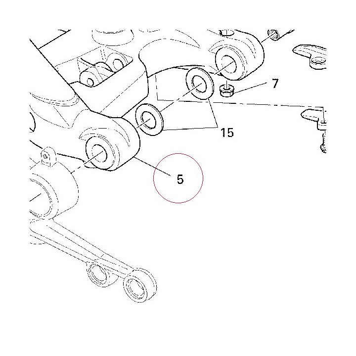 Swing arm 37010344AB