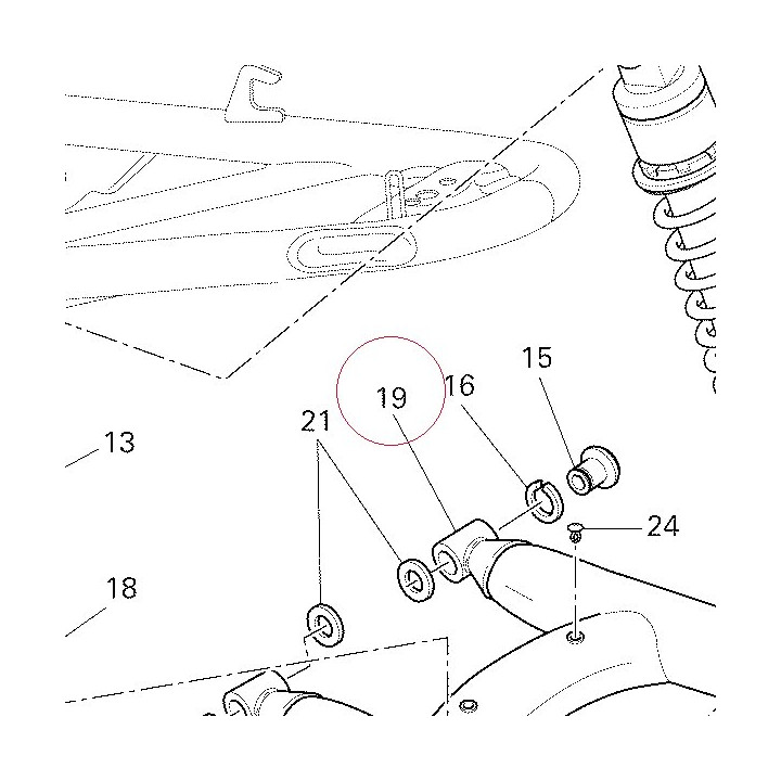 Swing arm 37010742AA