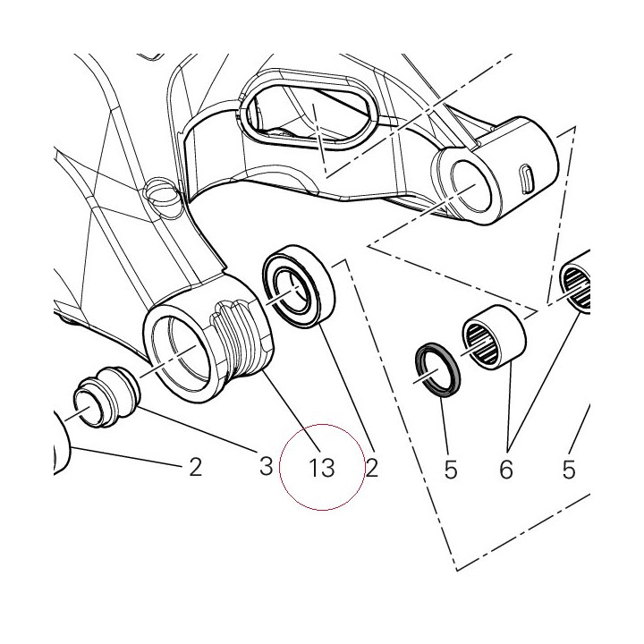 Rear swinging arm 37011363BA