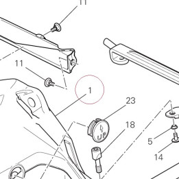 Rear swinging arm 37011471DB