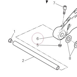 Rear swinging arm 37011893DA