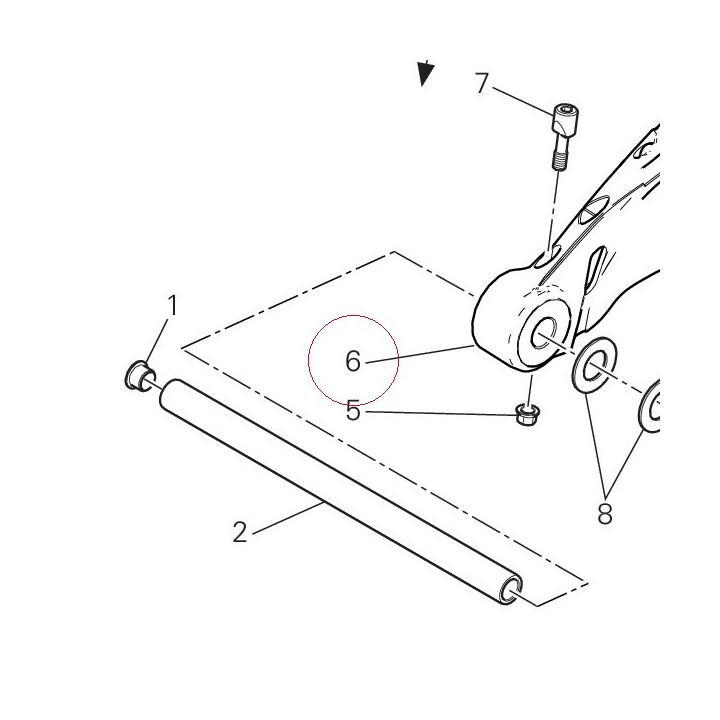 Rear swinging arm 37011893DA