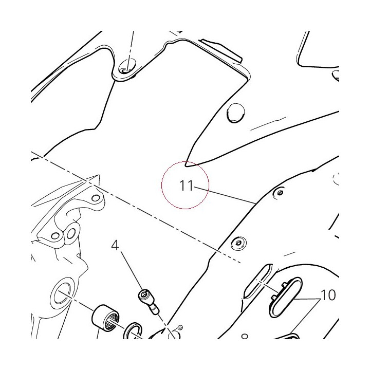 Rear swinging arm 37011923AA