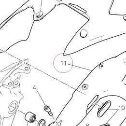 Rear swinging arm 37011923AC