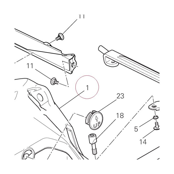 Rear swinging arm 37011941BB