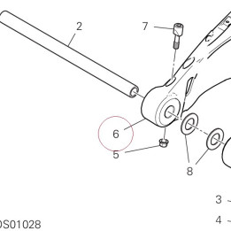 Swingarm black 37011954BB
